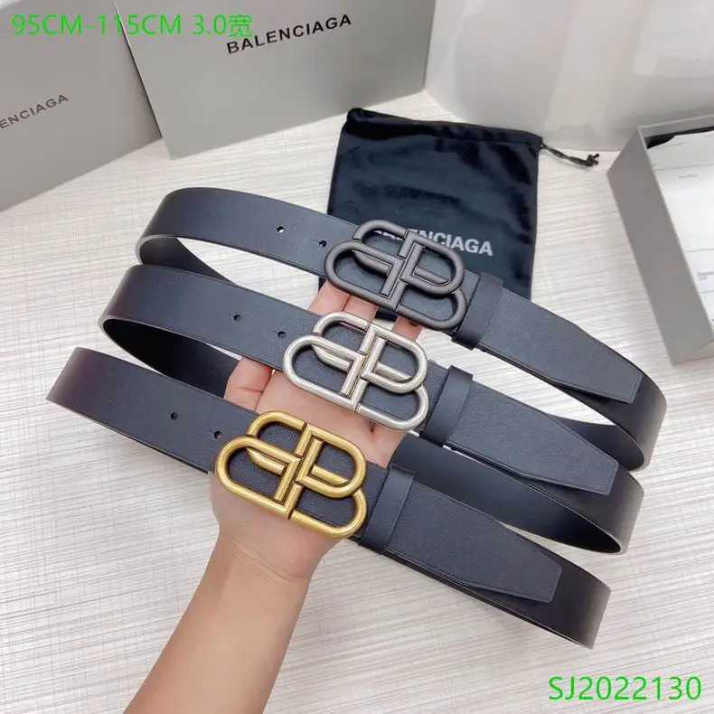 Balenciaga belt 30mmX95-115cm 7D09